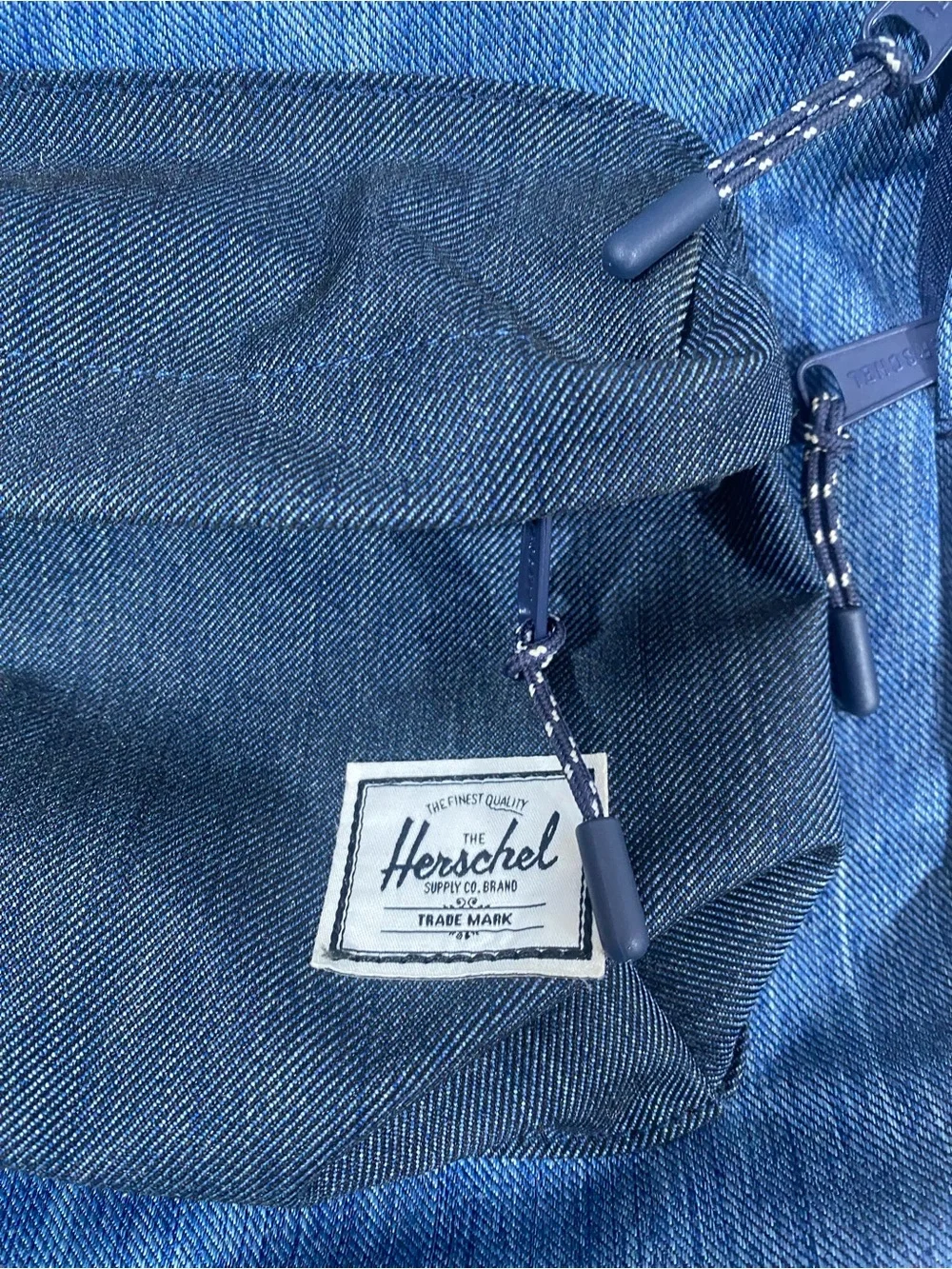 Herschel Supply Company Denim-Style Blue Backpack
